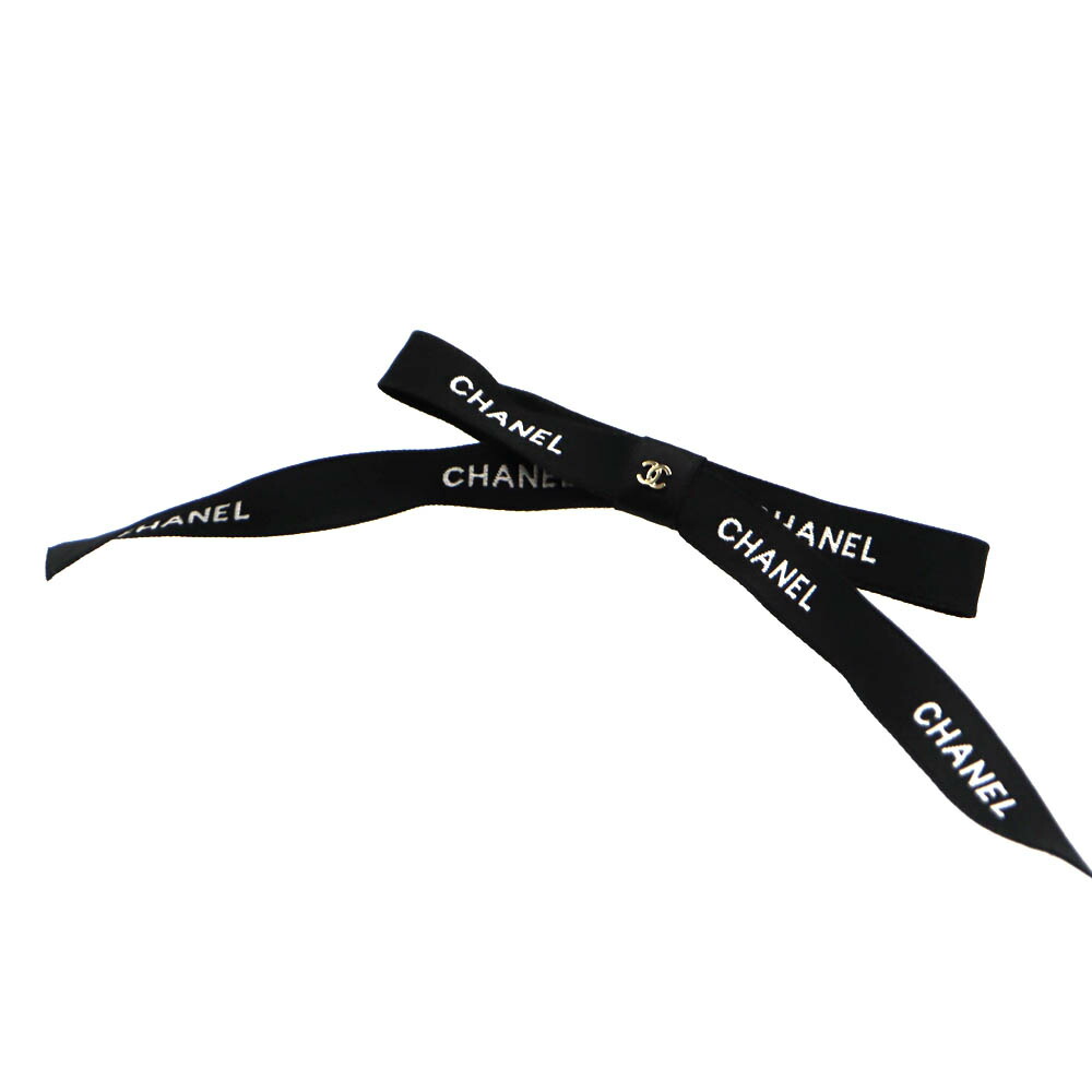 シャネル Chanel AAA422 リボンバレッタ 金属素材 ブラック レディース 【中古】｜質屋かんてい局 店