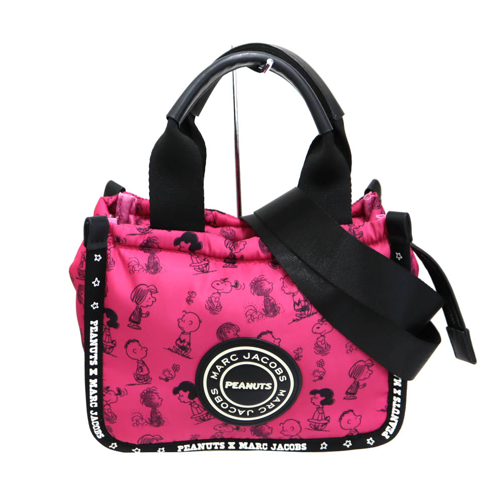 マークジェイコブス Marc Jacobs ピーナッツコラボ 2WAYバッグ レディース ピンク【中古】