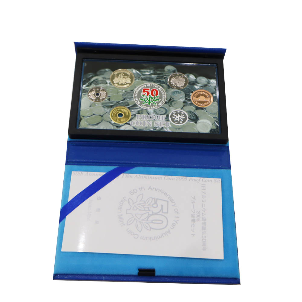 記念硬貨 1円アルミニウム貨幣誕生50周年 造幣局 2005プルーフ貨幣セット SV925 メダル付 コレクション 【中古】