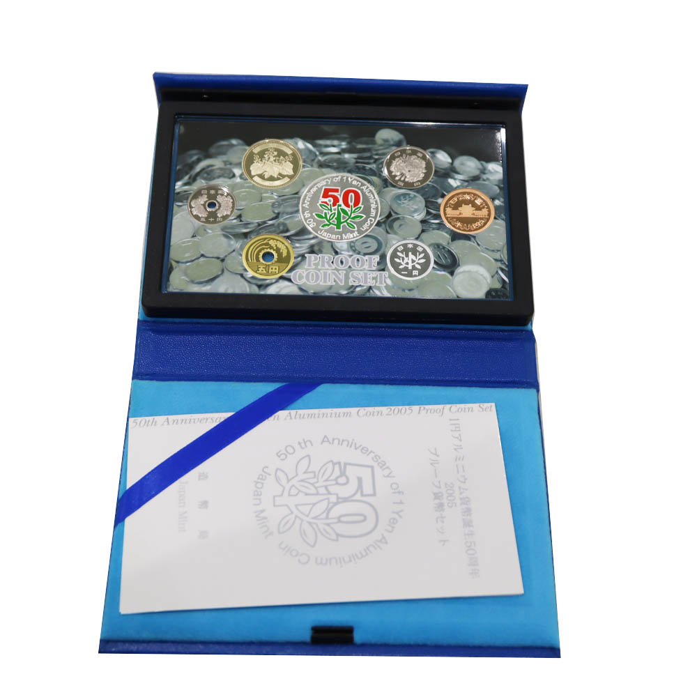 記念硬貨 1円アルミニウム貨幣誕生50周年 造幣局 2005プルーフ貨幣セット SV925 メダル付 コレクション 【中古】