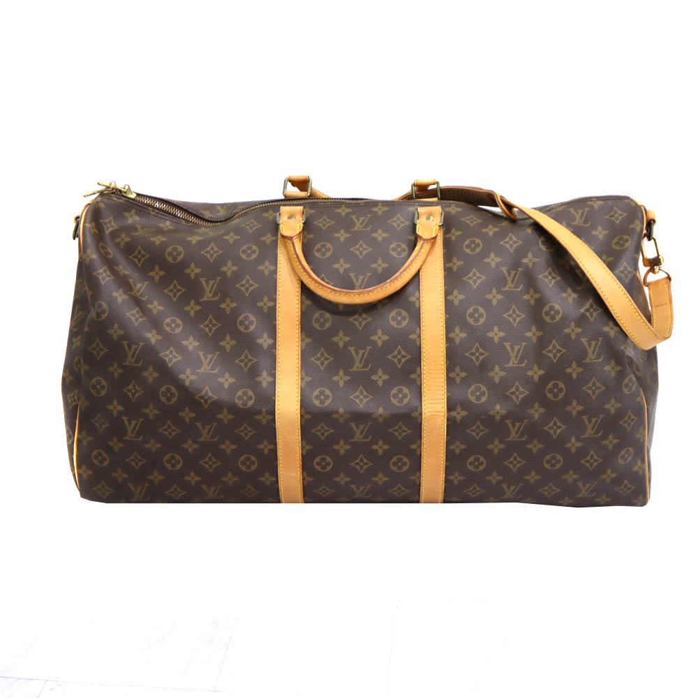 ルイヴィトン Louisvuitton M41412 キーポルバンドリエール60 ボストンバッグ モノグラム 赤銅色 ユニ一発やる 【中古】