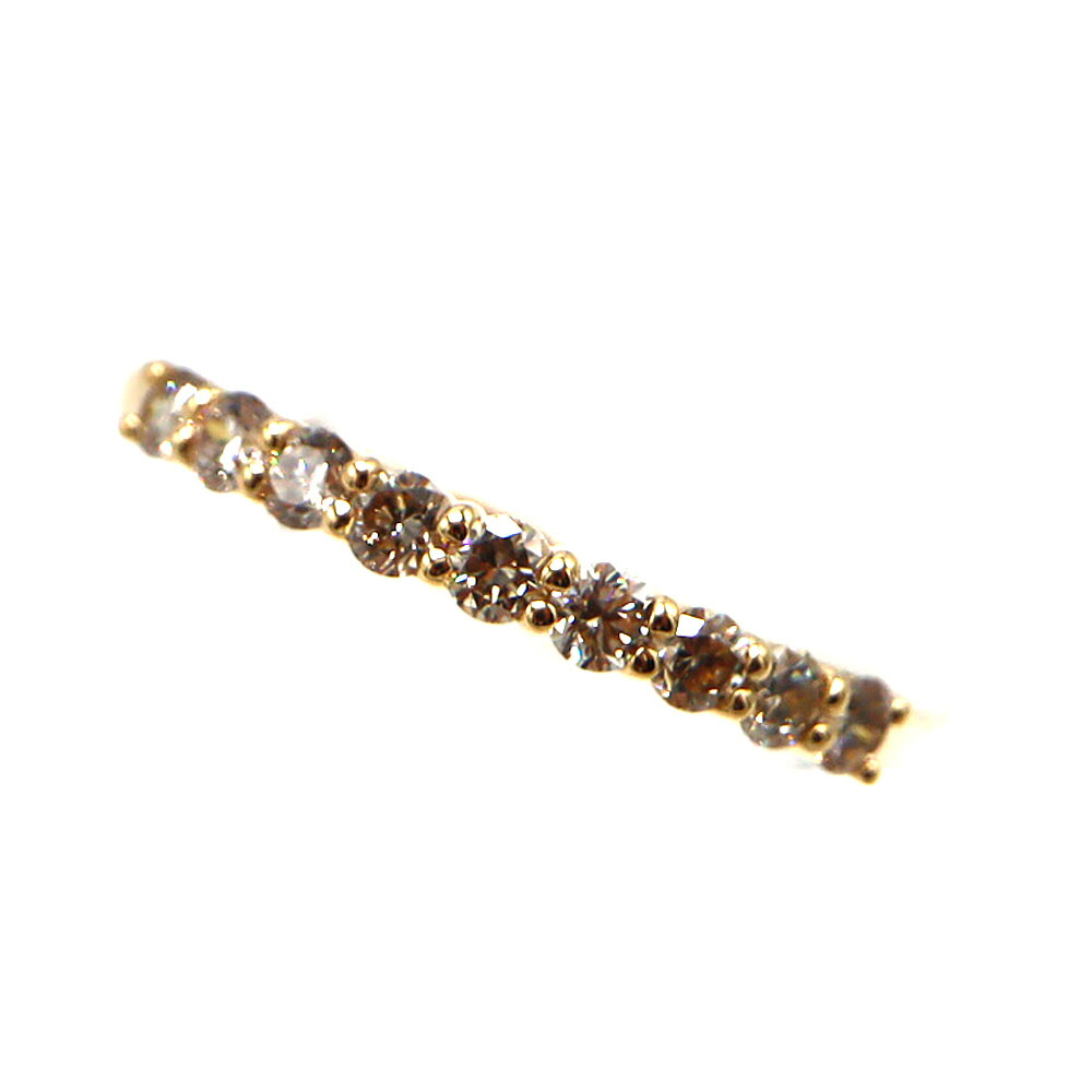 K18 18金 D0.27ctリング ダイヤモンド 指輪 ジュエリー レディース【中古】