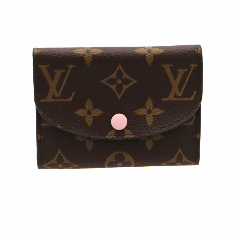 ルイヴィトン Louisvuitton M62361 ポルトモネ・ロザリ 財布 モノグラム ブラウン レディース 【中古】