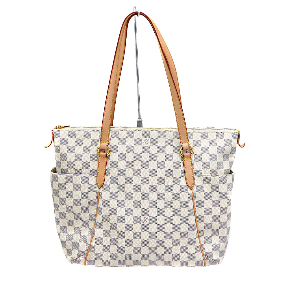 ルイヴィトン Louis Vuitton N51262 トータリーMM トートバッグ ダミエキャンバス ホワイト【中古】