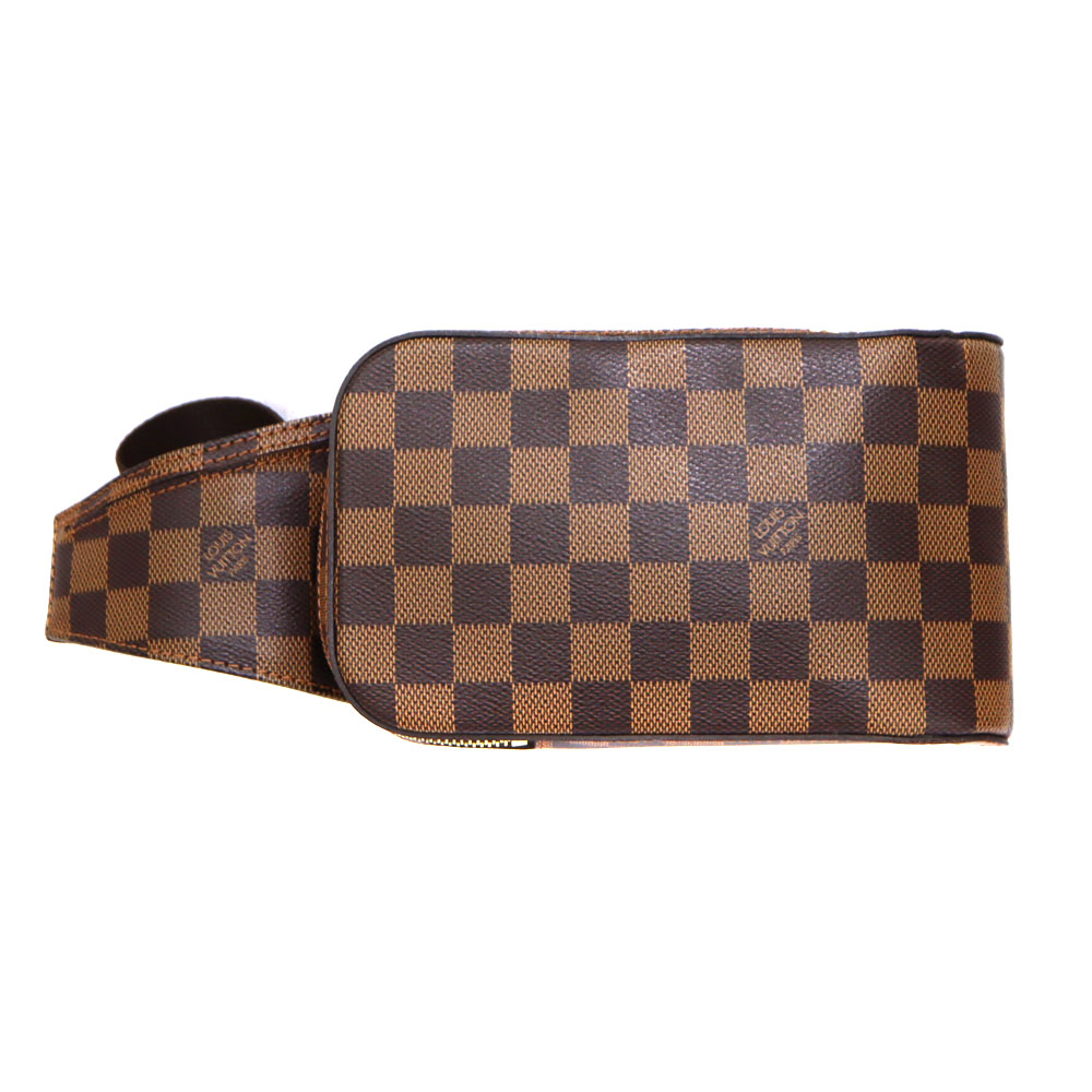 ルイヴィトン Louis vuitton N51994 ジェロニモス 後期型 上半身御徒面子 ダミエ  PVC 赤銅色 メンズ 【中古】