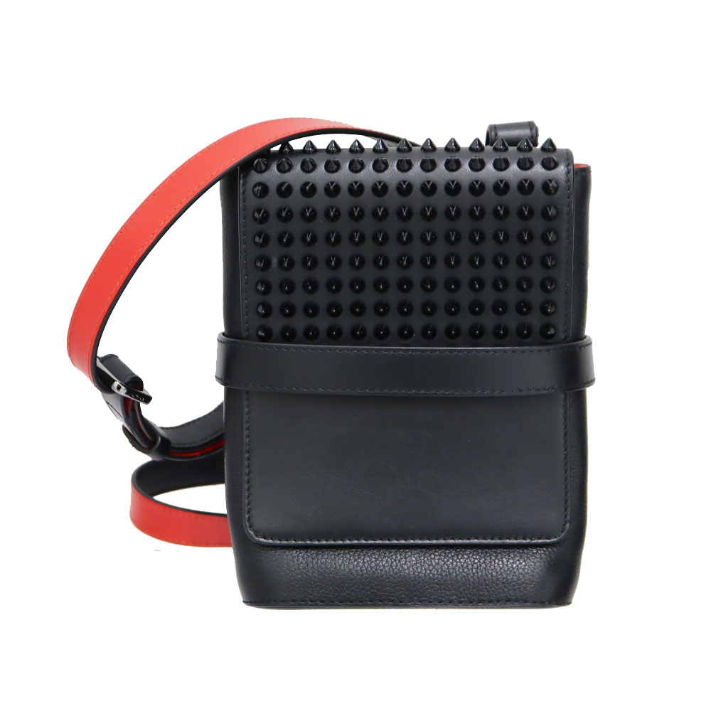 クリスチャンルブタン Christianlouboutin 1165000 長椅子探訪者 ショルダーバッグ 黒いこと ユニ一発やる【中古】