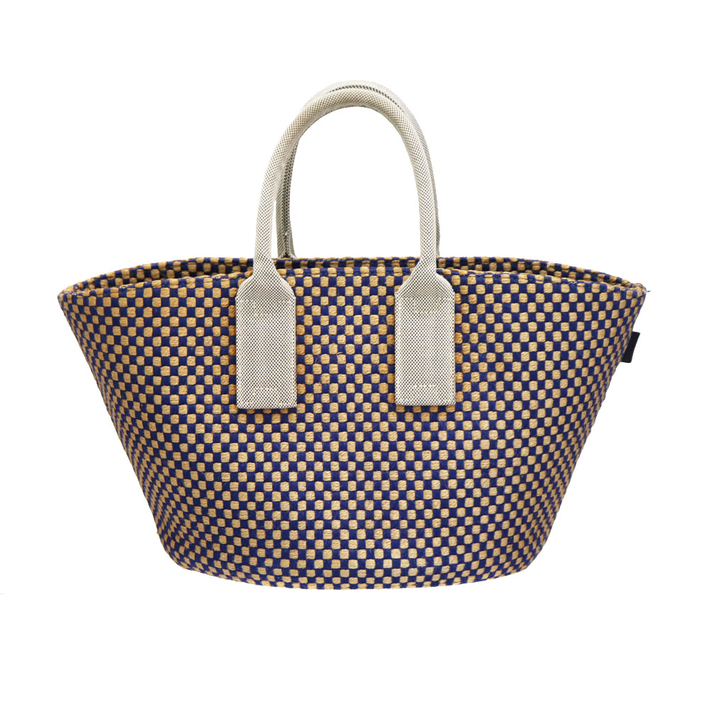エルメス Hermes パニエバスPM ハンドバック リネン 青碧 ベージュ レディース【中古】