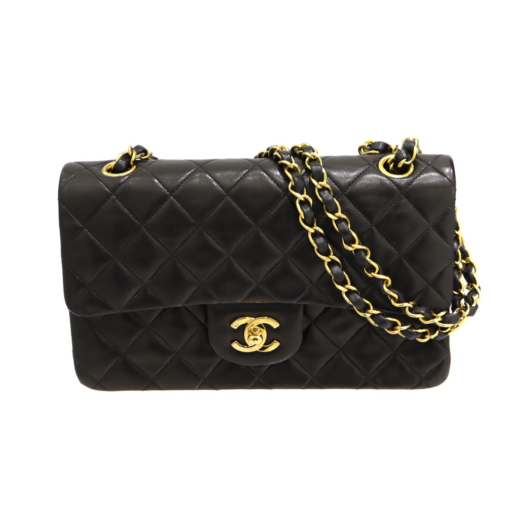 シャネル Chanel A01113 チェーン店ショルダーバッグ マトラッセ23 子ヒツジひと肌 黒いこと レディース【中古】