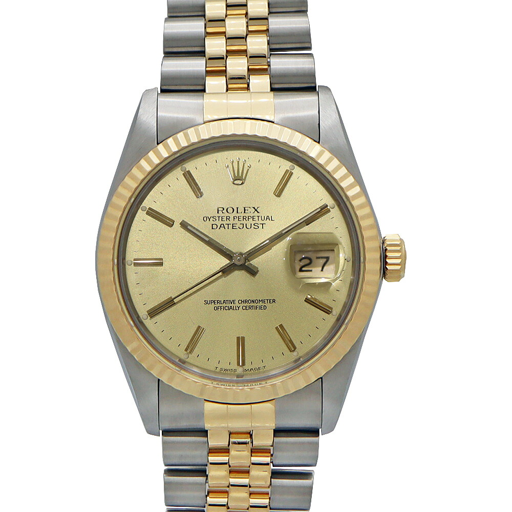 ロレックス Rolex 16013 デイトジャスト メンズ ヴィンテージ 自動巻 腕時計 ゴールド R番【中古】|質屋かんてい局 店