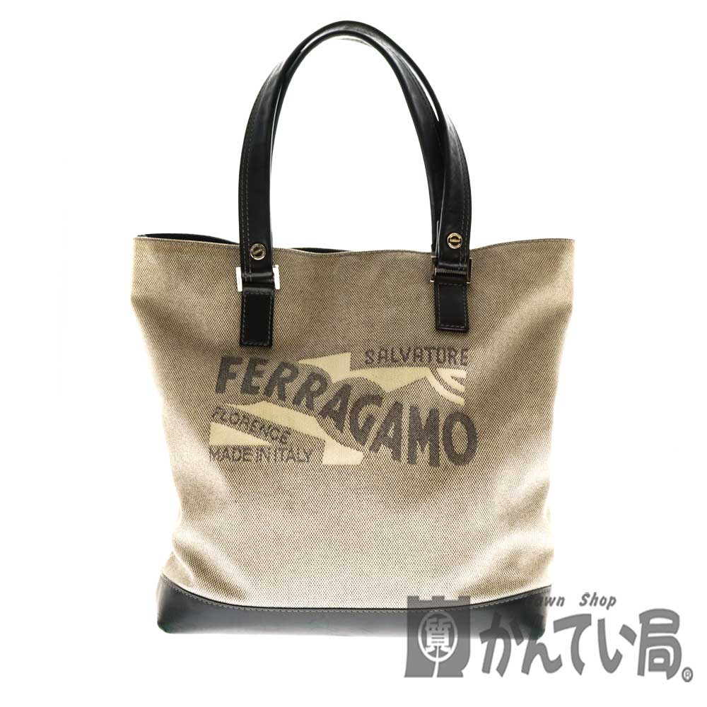 楽天市場 Salvatore Ferragamo サルヴァトーレフェラガモ Ga トートバッグ メンズ レディース 鞄 かばん ブラックレザー 中古 Used 6 質屋 かんてい局北名古屋店 N 2948 質屋かんてい局 楽天市場店