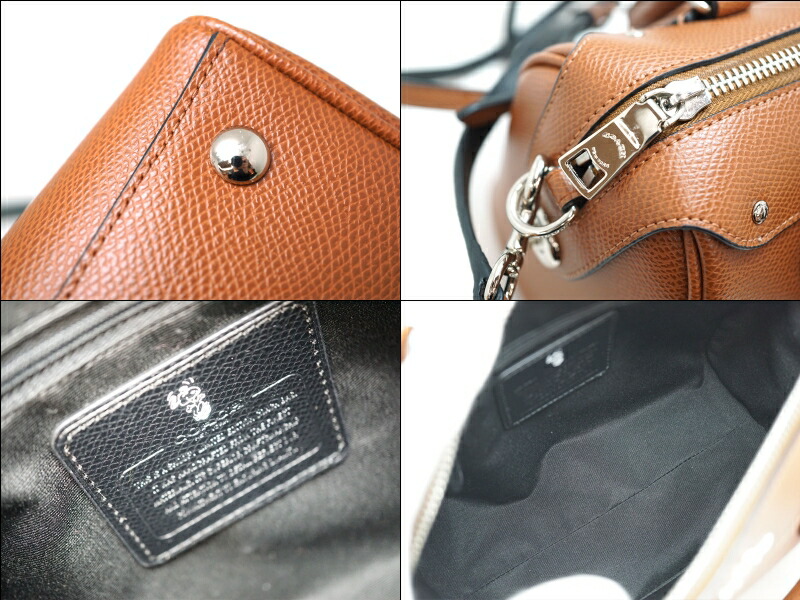 激安人気新品大特価 Coach コーチ F 2wayボストンバッグ スヌーピーコラボ 限定 型押し レザー ブラウン キャラクターコラボ ショルダーバッグ シルバー金具 Used 8 質屋 かんてい局北名古屋店 N19 308 かんてい局北名古屋店 激安本物