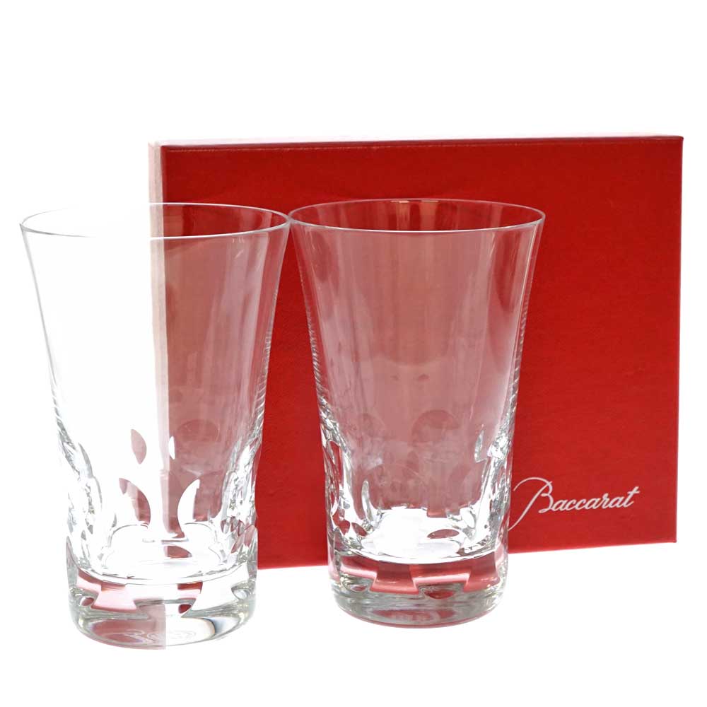 大割引 タンブラー クリスタル ペアグラス 食器 生活 ブランド ハイボール Baccarat バカラ ベルーガ コップ N 7461 かんてい局北名古屋店 質屋 Used 8 2客セット 中古 Dgb Gov Bf