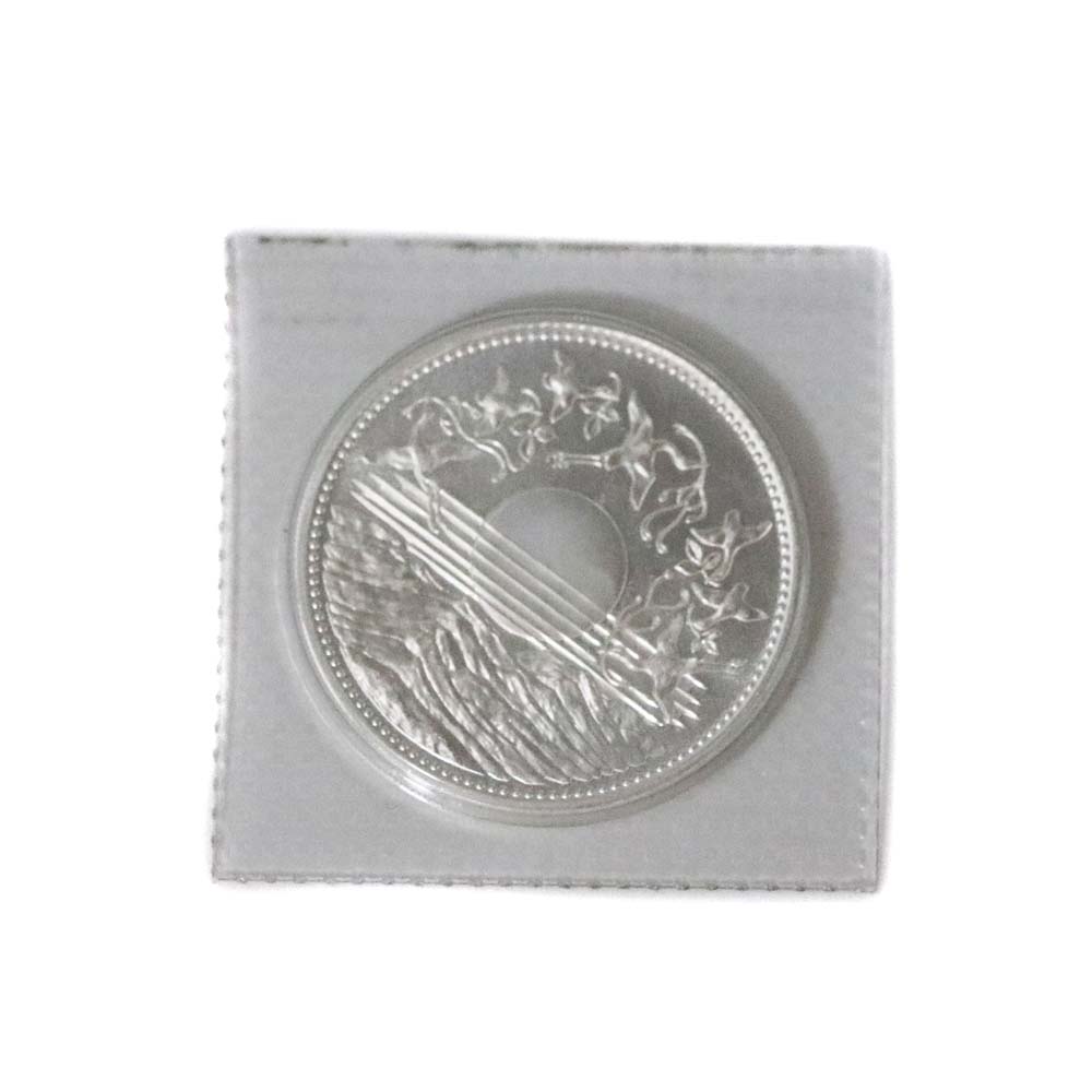 天皇陛下御在位60年記念 1万円銀貨 SV1000 純銀 シルバー【中古】
