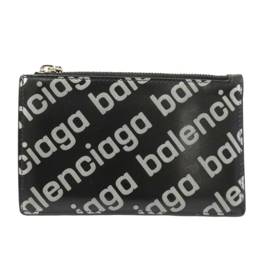1/5限定価格⚫️BALENCIAGA コインケース 黒 レザー　美品 BALENCIAGA バレンシアガ コインケース カードケース ミニ財布
