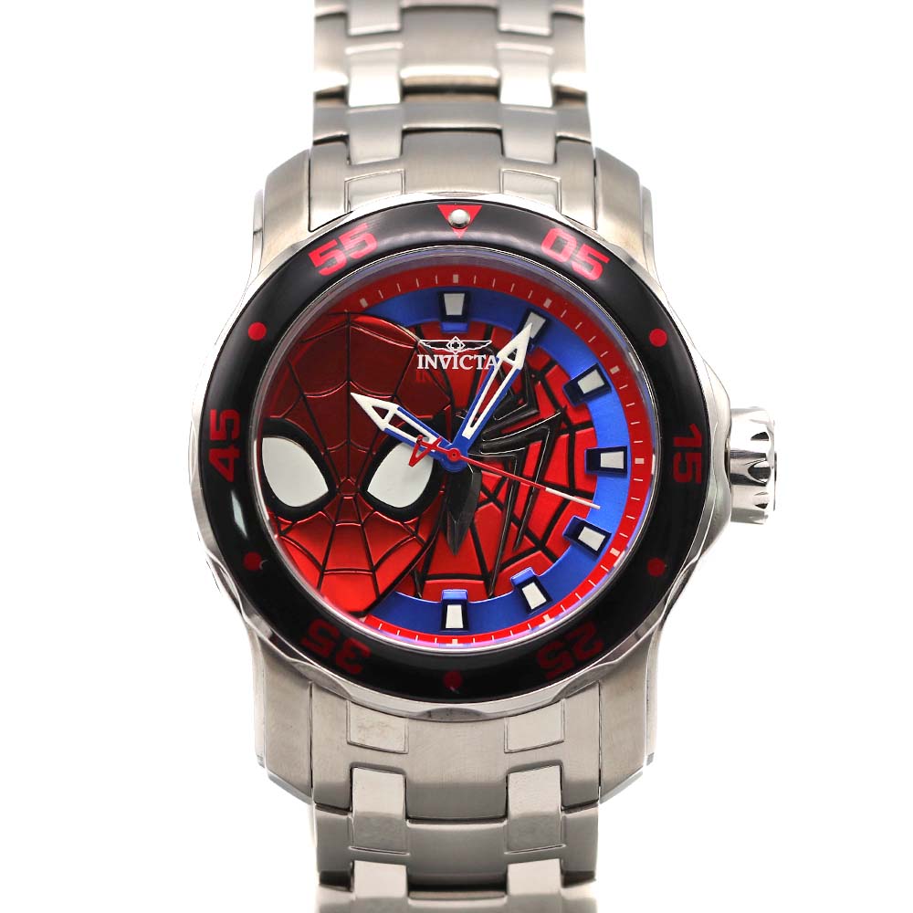インヴィクタ INVICTA 32418 マーベル MARVEL スパイダーマン メンズ ウォッチ 腕時計 ステンレススチール クオーツ 電池式 【中古】