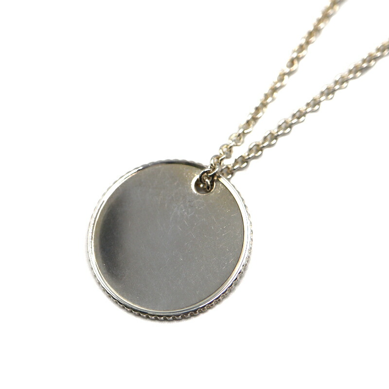 楽天市場】ティファニー TIFFANY&Co. T&C コイン ネックレス シルバー