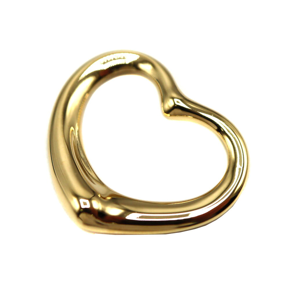 ティファニー Tiffany＆Co. オープンハート ペンダントトップ K18 ゴールド レディース アクセサリー ジュエリー 【中古】