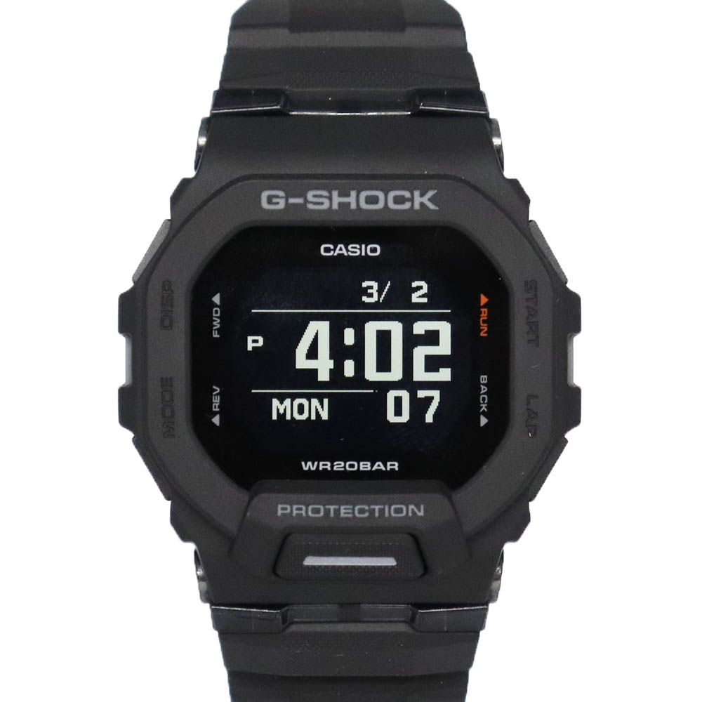 カシオ Casio GBD-200-1ER G-SHOCK  G-SQUAD 水晶 乾電池式 メンズ ウォッチ 黒いこと 外国で致しかた 【中古】 腕時計-メンズ腕時計