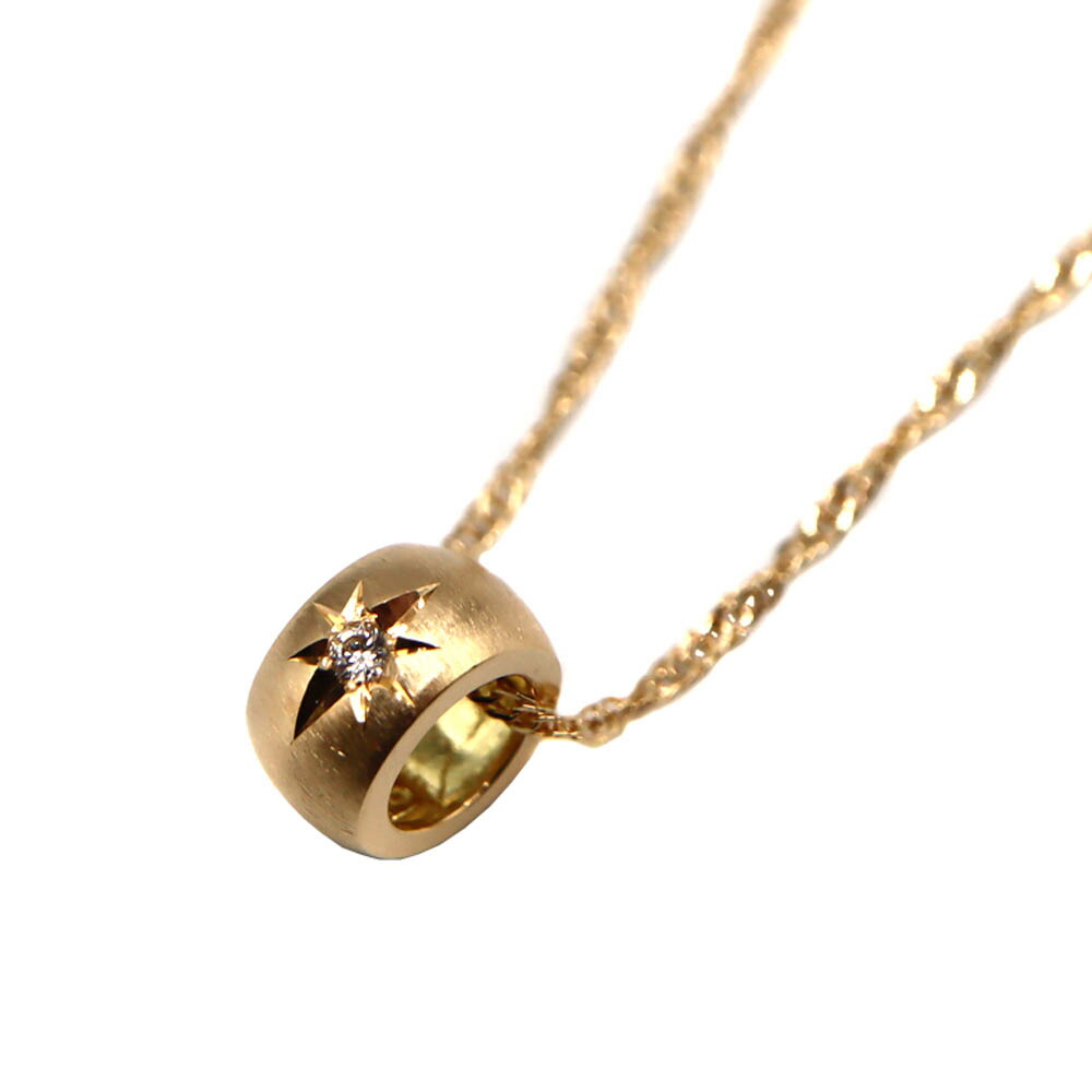 スタージュエリー STAR JEWELRY K18 ダイヤモンド ネックレス ゴールド ジュエリー アクセサリー レディース 【中古】