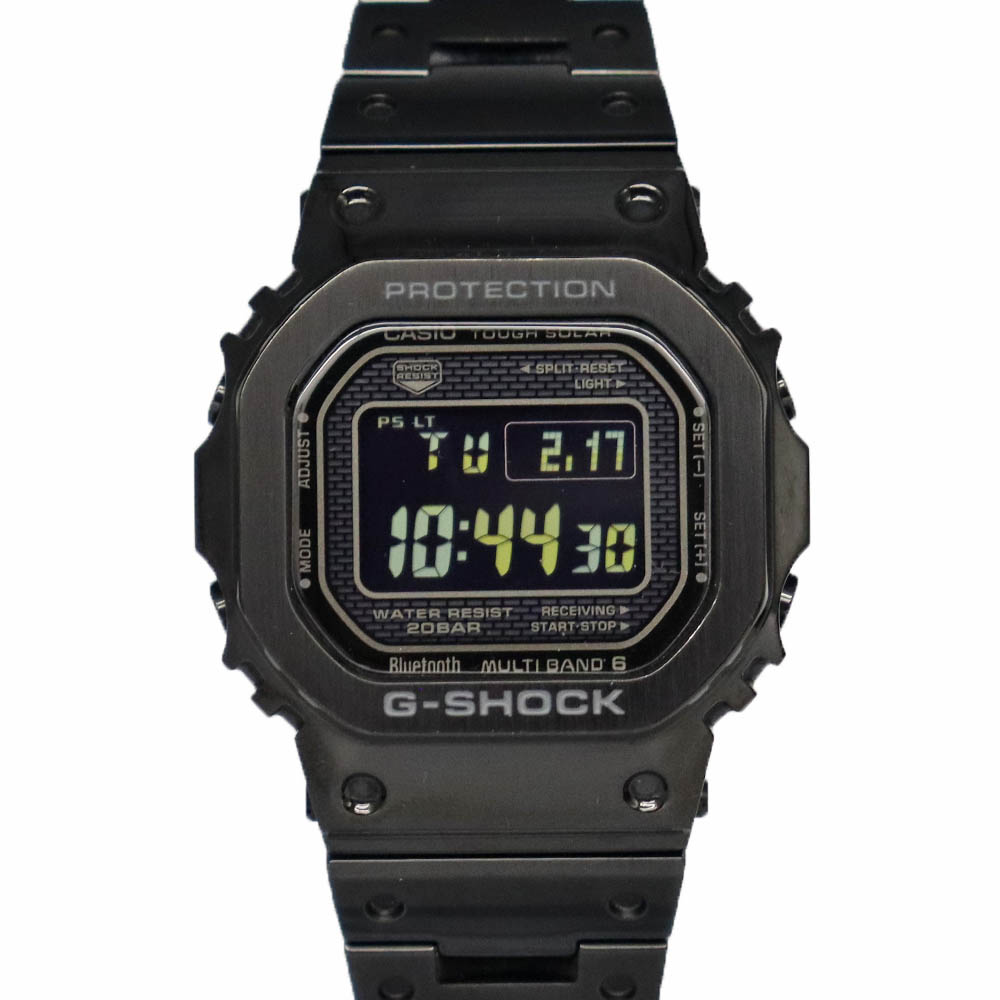 カシオ Casio GMW-B5000GD-1JF G-SHOCK タフソーラー ソーラー充電システム 電波時計 メンズ 腕時計 ブラック【中古】