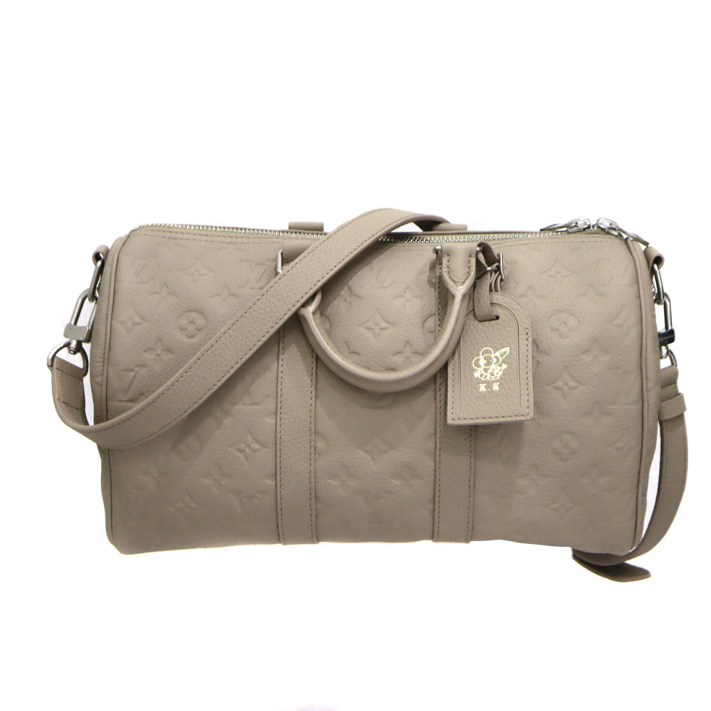 ルイヴィトン Louis Vuitton M13865 キーポルバンドリエール35 ベージュ メンズ レディース 【中古】