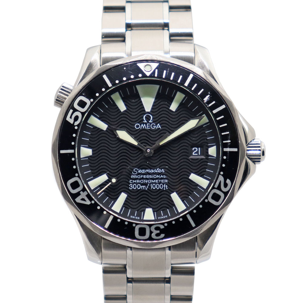【研修用】オメガ Omega 2254.50 シーマスタープロフェッショナル300 メンズ 自動巻き 腕時計 ブラック 【中古】|質屋かんてい局 店