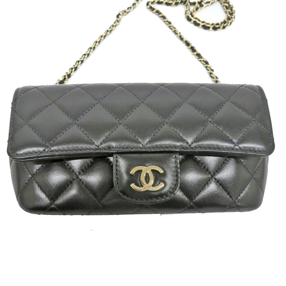 CHANEL メガネケース チェーンショルダー