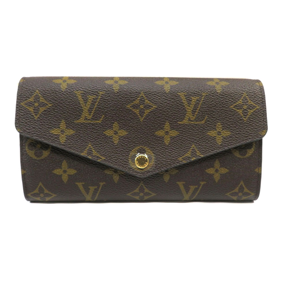 Louisvuitton ルイヴィトン M ポルトフォイユ サラ モノグラム キャンバス 長財布 メンズ レディース サイフ 長財布 人気 定番 中古 Used 8 質屋 かんてい局細畑店 H Mozago Com