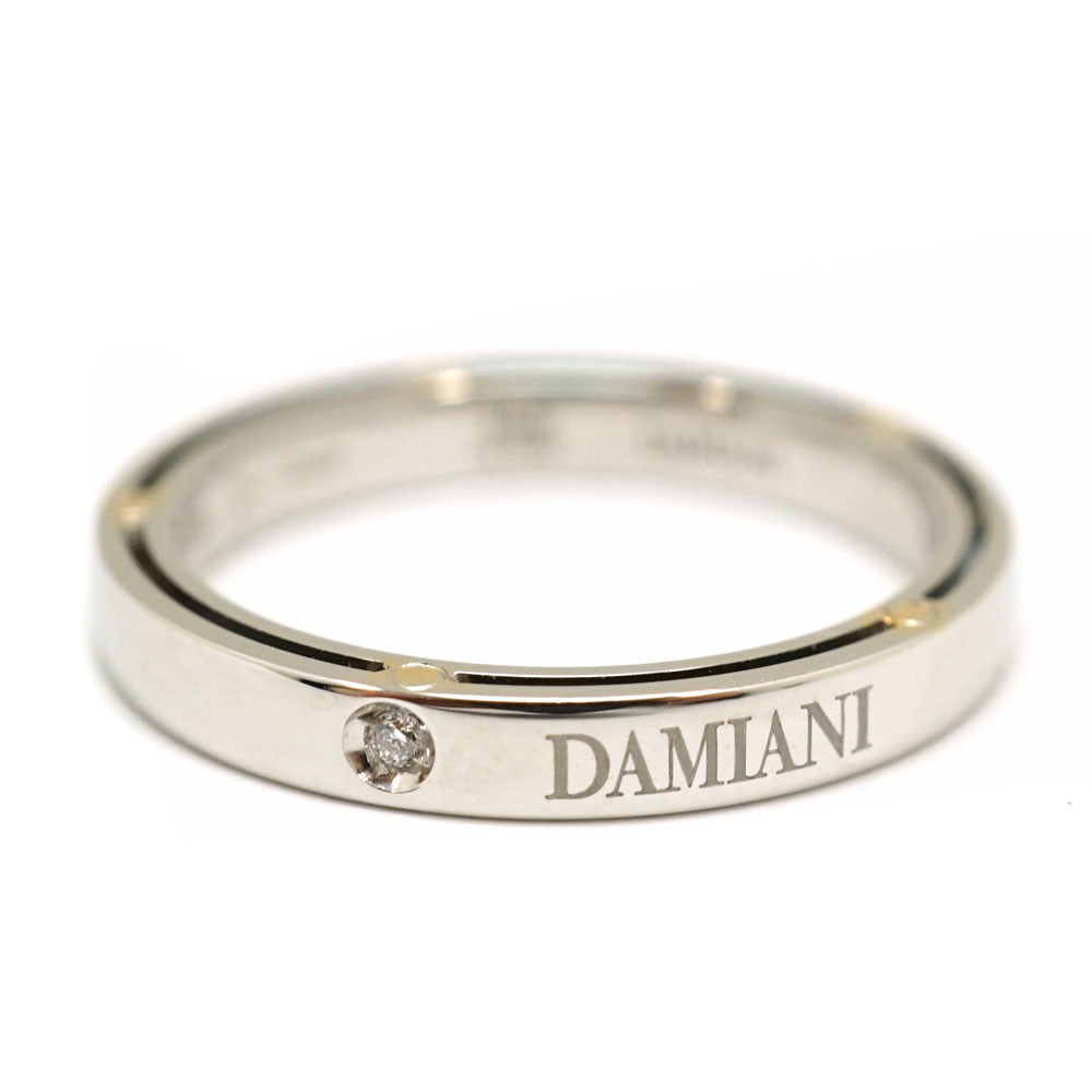 最新コレックション Damiani ダミアーニ Dサイドリング ダイヤ付き 指輪 K18wg 18金ホワイトゴールド 約16 5号 アクセサリー ブランド ジュエリー レディース メンズ ユニセックス ペアリング 中古 Used 8 質屋かんてい局北名古屋店 N21 1615 最新の激安 Atulshinde In