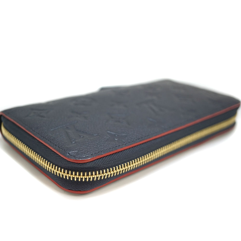種類豊富な品揃え 質屋かんてい局北名古屋店 送料無料 Louis ルイ ヴィトン モノグラム アンプラント 財布 ケース ダークネイビー 質屋かんてい局北名古屋店 即日発送可 レザー M Vuitton 紺 コバ ジッピーウォレット レッド マリーヌルージュ 赤