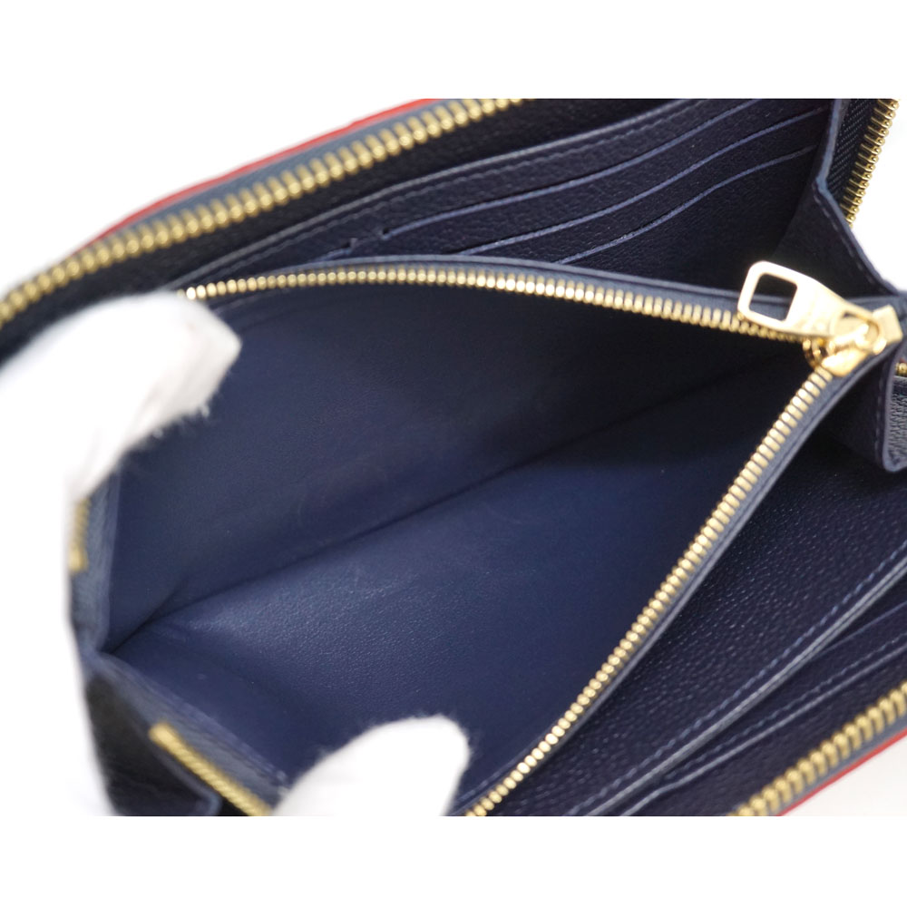 種類豊富な品揃え 質屋かんてい局北名古屋店 送料無料 Louis ルイ ヴィトン モノグラム アンプラント 財布 ケース ダークネイビー 質屋かんてい局北名古屋店 即日発送可 レザー M Vuitton 紺 コバ ジッピーウォレット レッド マリーヌルージュ 赤