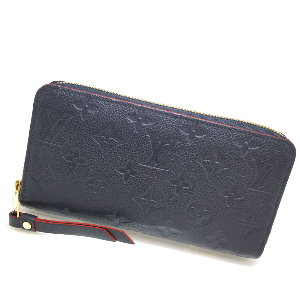 種類豊富な品揃え 質屋かんてい局北名古屋店 送料無料 Louis ルイ ヴィトン モノグラム アンプラント 財布 ケース ダークネイビー 質屋かんてい局北名古屋店 即日発送可 レザー M Vuitton 紺 コバ ジッピーウォレット レッド マリーヌルージュ 赤