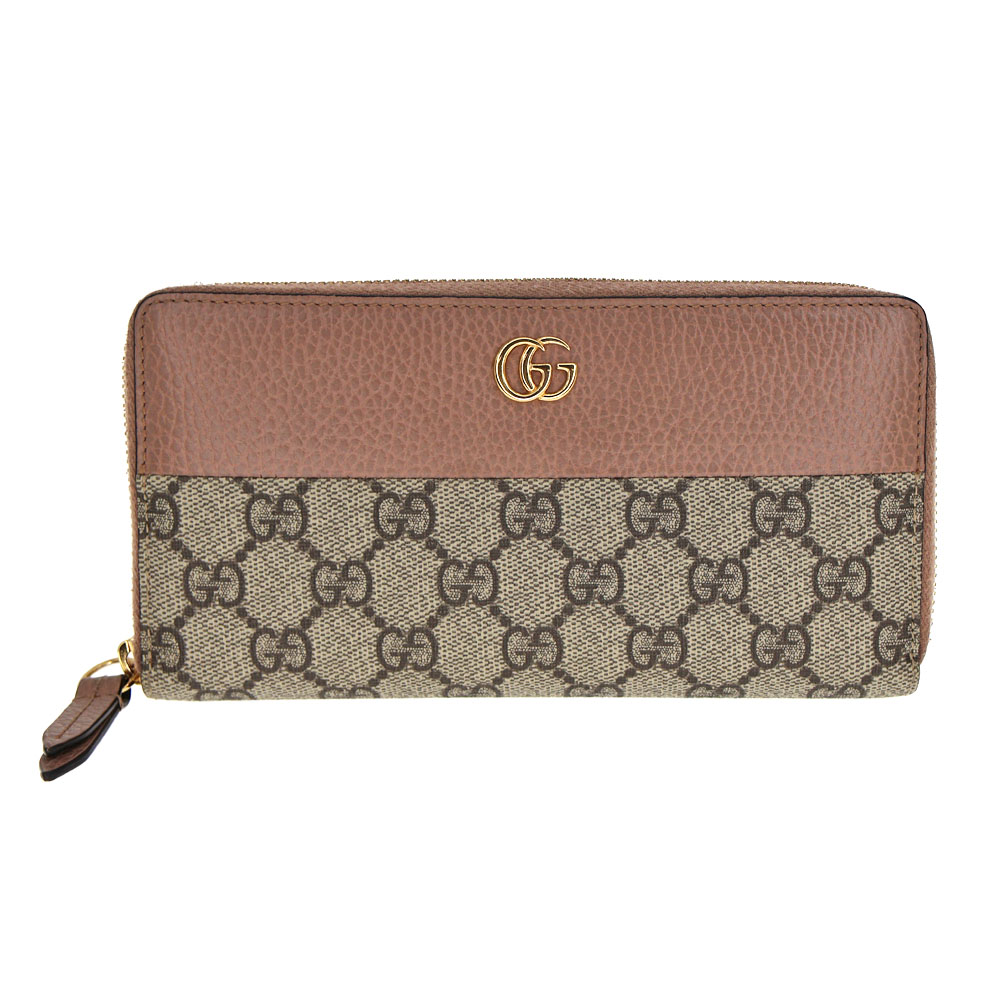 グッチ Gucci 465117 ダブルＧ ジップアラウンドウォレット レディース【中古】