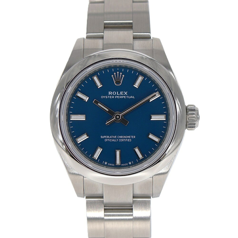ロレックス Rolex 276200 オイスターパーペチュアル28 メッドブルーダイアル レディース【中古】｜質屋かんてい局 店