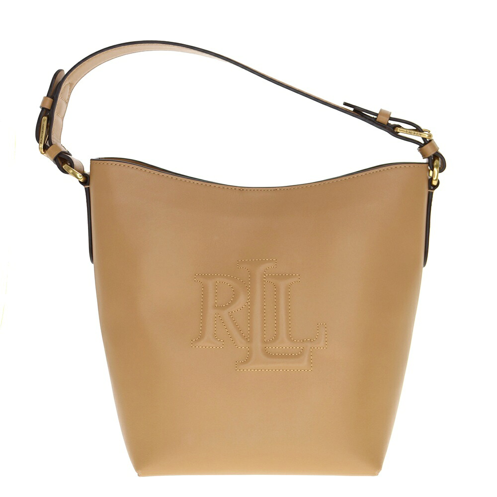 ラルフローレン Ralph Lauren WALRBAGCEQ20015001 レザー ミディアム Whitley バケットバッグ レディース ハンドバッグ ベージュ系【中古】｜質屋かんてい局 店 27,286円