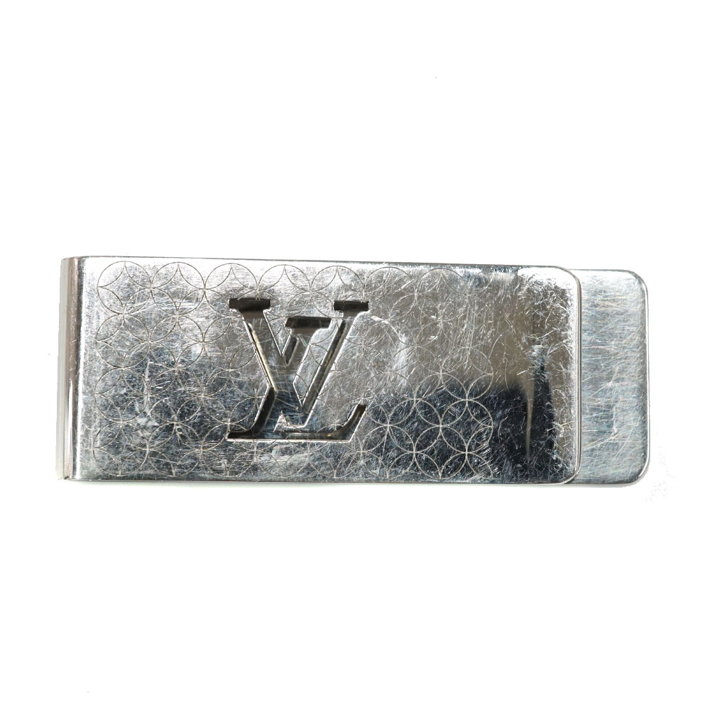 ルイヴィトン モノグラム マネークリップ フラワーモチーフ シルバー 非売品 LOUIS VUITTON ルイ ヴィトン マネークリップ モノグラム