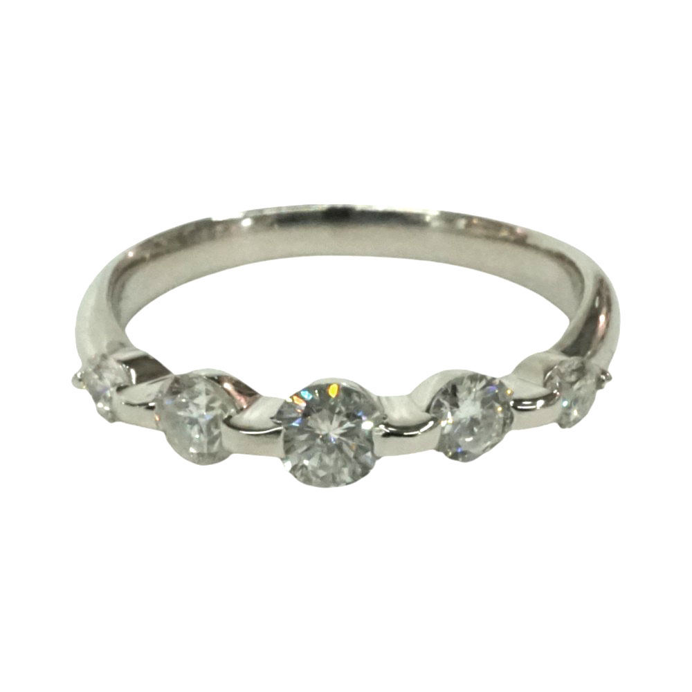 Pt900 プラチナ リング 指輪 ダイヤモンド0.43ct【中古】
