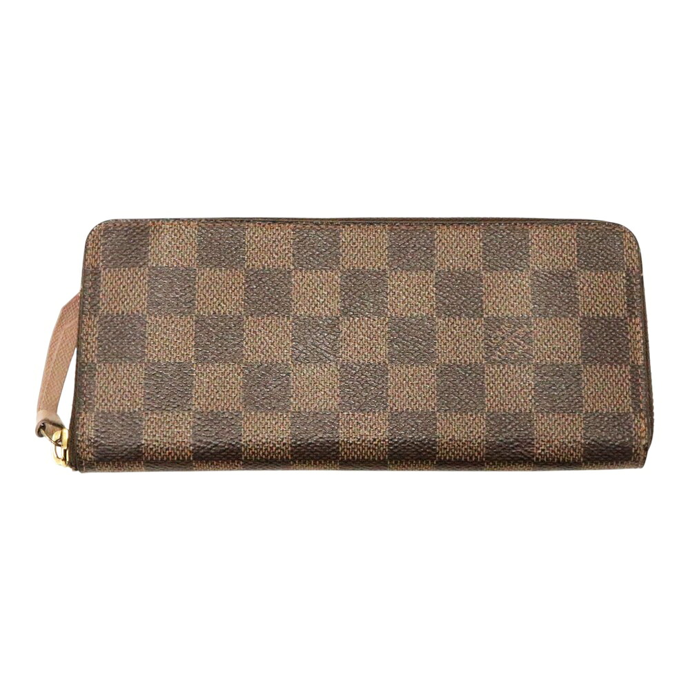 ルイヴィトン Louis Vuitton N41626 ポルトフォイユ・クレマンス ダミエ ラウンドジッパー 【中古】