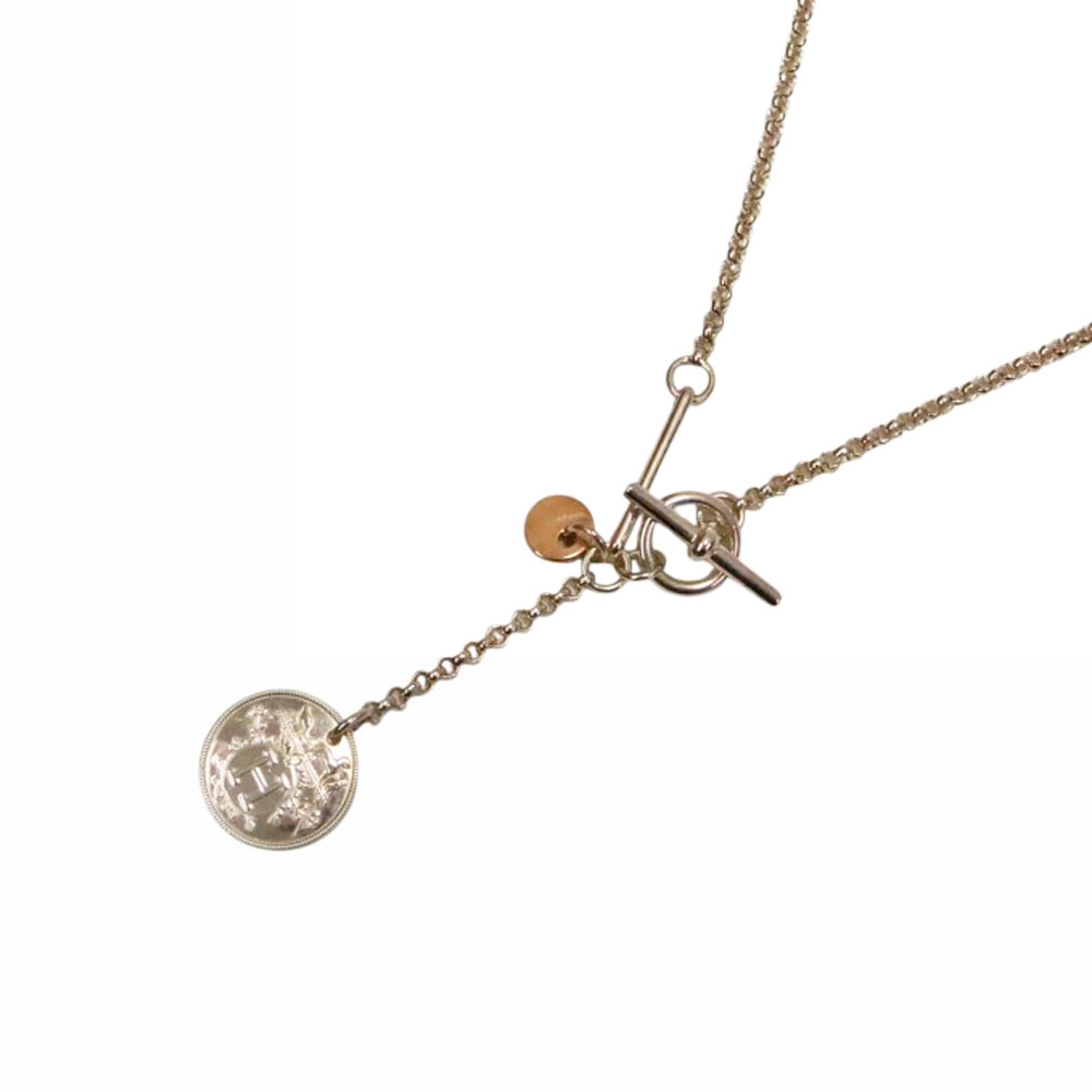 エルメス Hermes エクスリブリスPMネックレス レディース【中古】