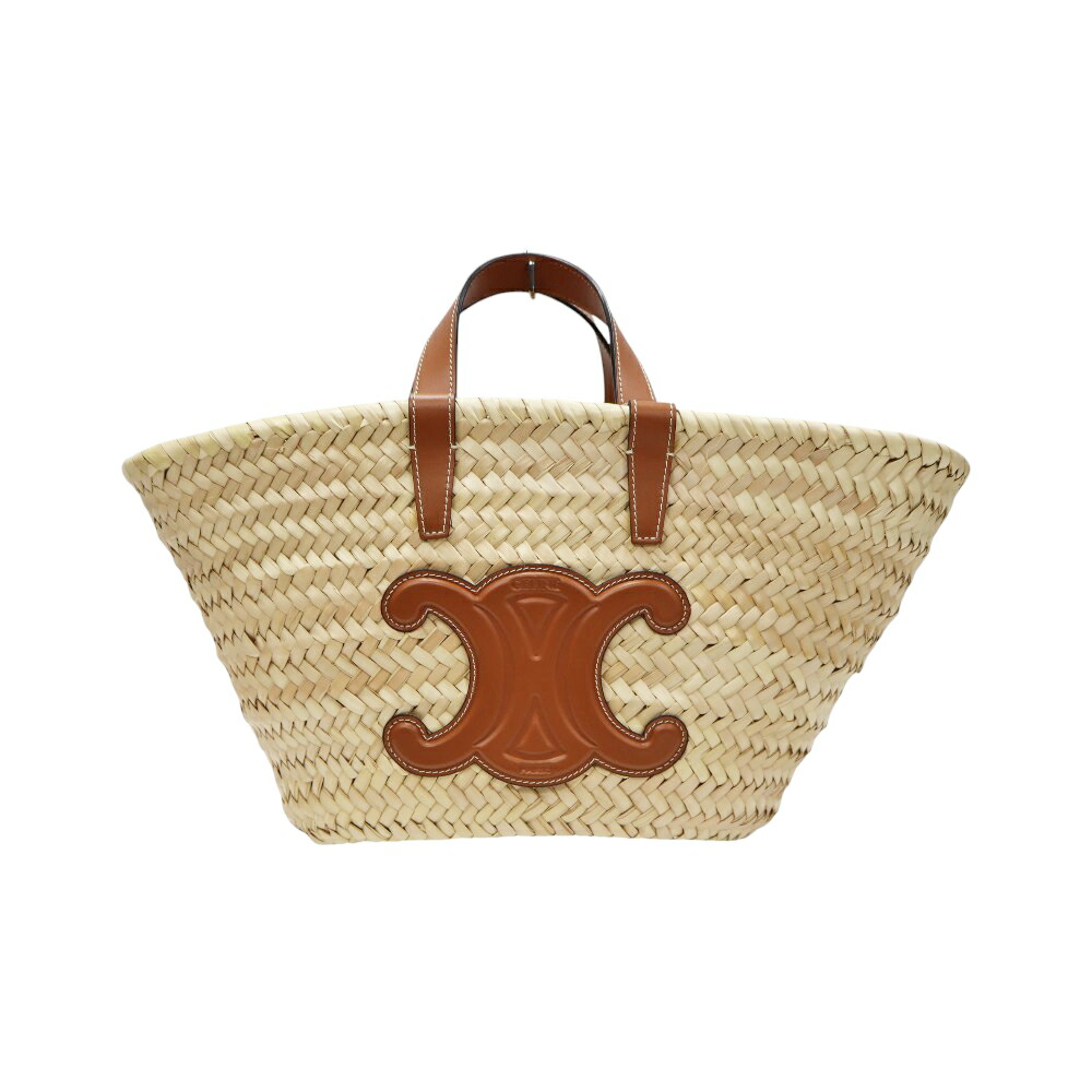 セリーヌ Celine 113832 ティーントリオンフ クラシックパニエ カゴバッグ【中古】