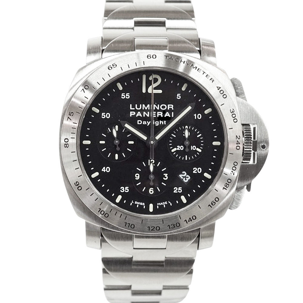 パネライ Panerai PAM00236 ルミノール デイライト クロノグラフ 黒いこと 【中古】