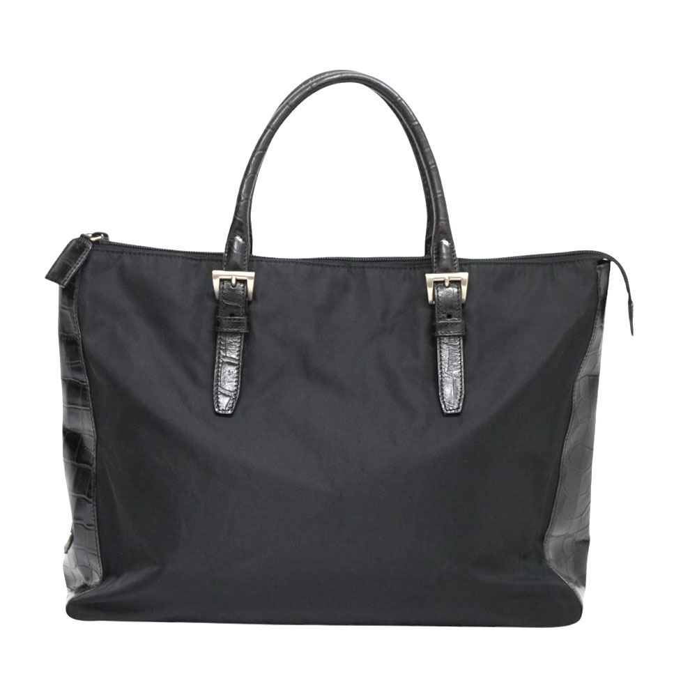 プラダ Prada トートバッグ ナイロン クロコ調【中古】|質屋かんてい局 店