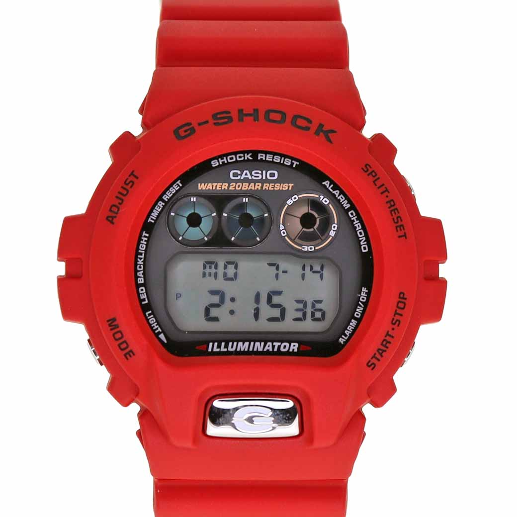 カシオ Casio DW-6900TR-4JR G-SHOCK メンズ クォーツ 腕時計 ブラック文字盤 【中古】