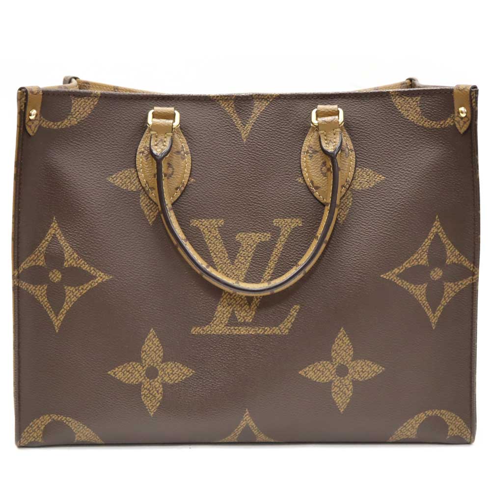 ルイヴィトン LouisVuitton M45321 オンザゴーMM 2WAY御徒面子 PVC レディース 赤銅色系 【中古】