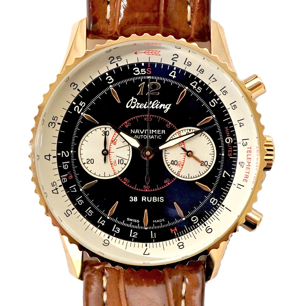 BREITLING【ブライトリング】AB0127ナビタイマー01クロノグラフ自動巻きパイロットウォッチメンズ腕時計SS（ステンレス）革ベルト保証書付き【中古】USED-SA質屋かんてい局北名古屋店a22-9133