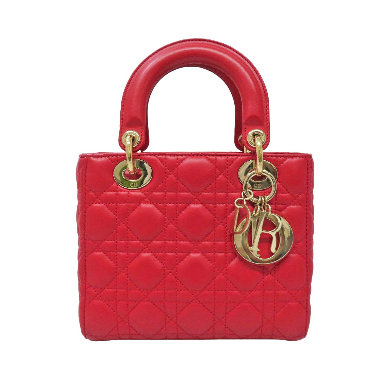 ◆Sランク◆VINTAGE【DIOR】レディ*カナージュ*マイクロ*バッグ DIOR | Lady Dior マイクロバッグ カナージュ ラムスキン