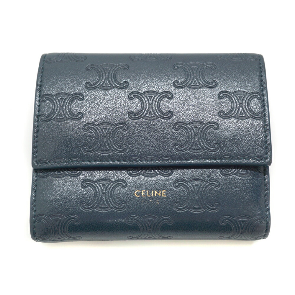 CELINE セリーヌトリオンフ エンボスド カードウォレット 楽天市場】CELINE(セリーヌ) トリオンフ エンボスド カード