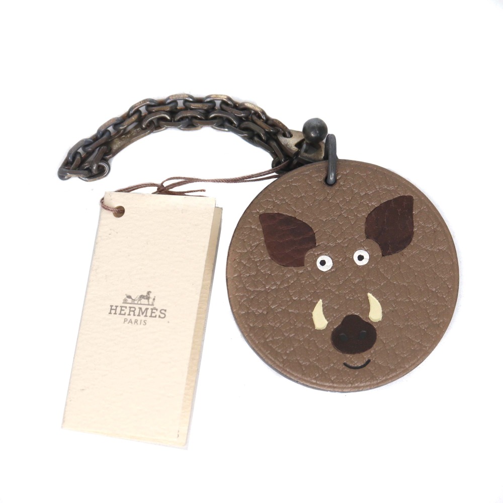 楽天市場】HERMES エルメス アニマル チャーム いのしし 猪 イノシシ