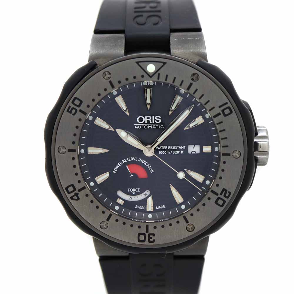 オリス Oris 01 067 7645 7284 プロダイバー コールスモーキン オートマチック ブラック文字盤【中古】