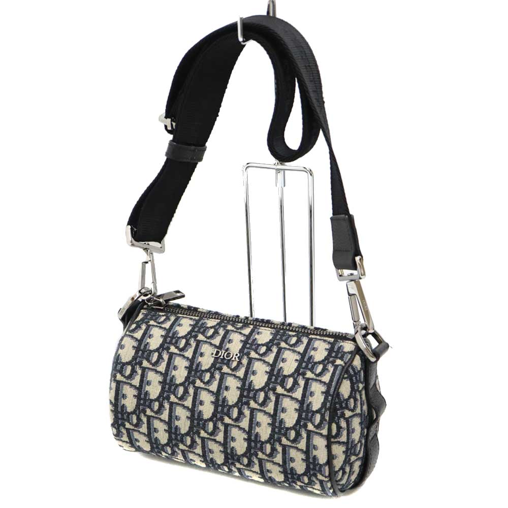 ディオール  Christian Dior オブ西洋葱 ショルダーバッグ メンズ レディース 米国海軍系 帆布×なめし革【中古】